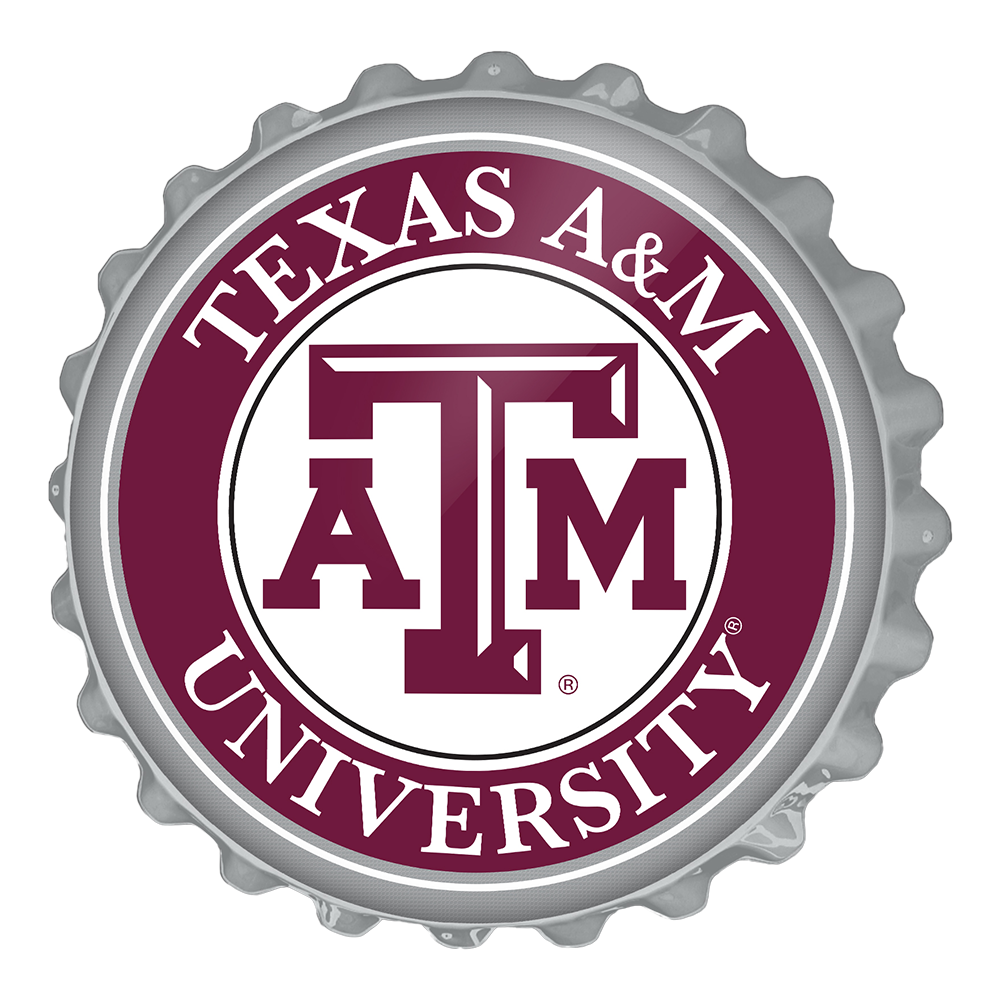 Texas A&M Aggies Bottle Cap Wall Sign