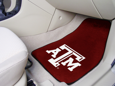 Texas A&M Aggies Car Floor Mats 18 x 27 Carpeted-Pair