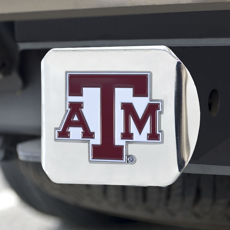 Texas A&M Aggies Color Chrome Trailer Hitch Cover