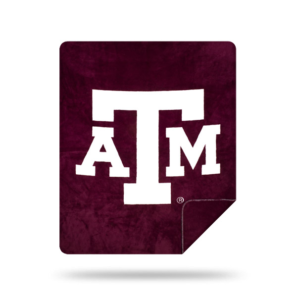 Texas A&M Aggies DENALI Silver Knit Throw