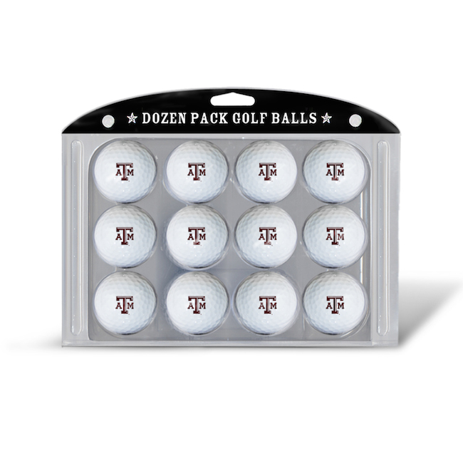 Texas A&M Aggies Dozen Golf Ball Pack