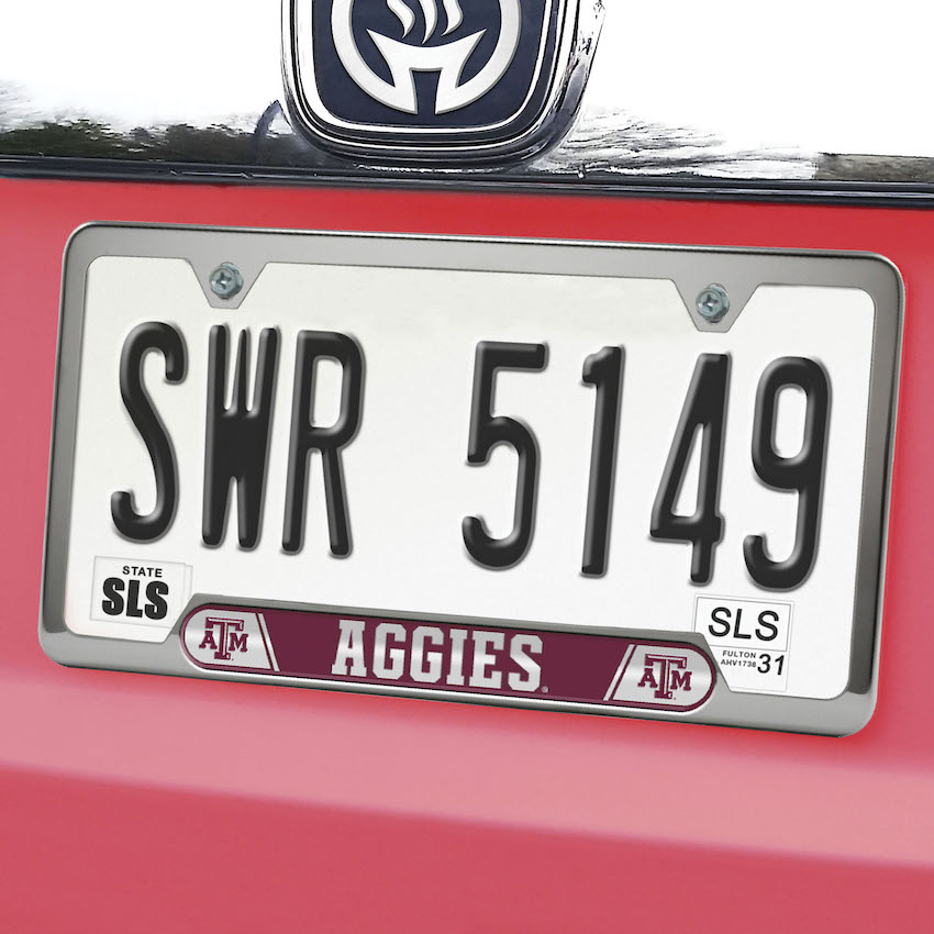 Texas A&M Aggies Embossed License Plate Frame