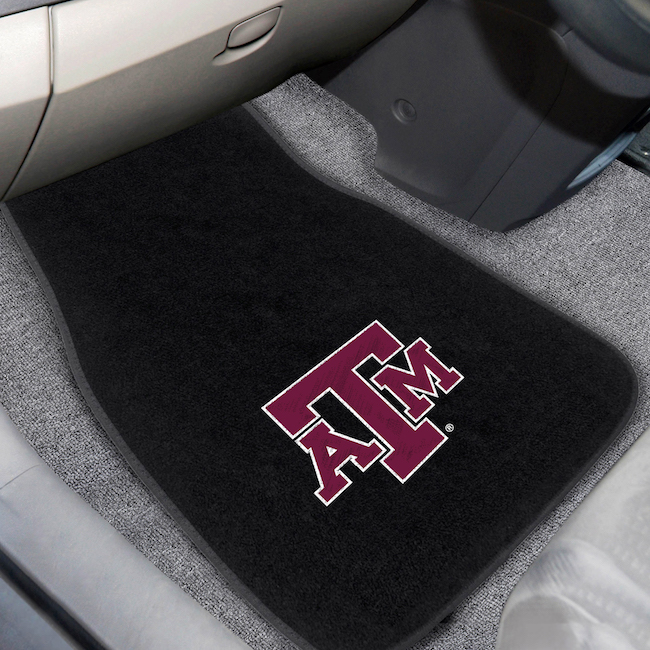 Texas A&M Aggies Car Floor Mats 17 x 26 Embroidered Pair