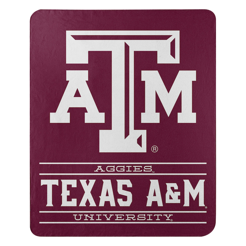 Texas A&M Aggies Fleece Throw Blanket 50 x 60