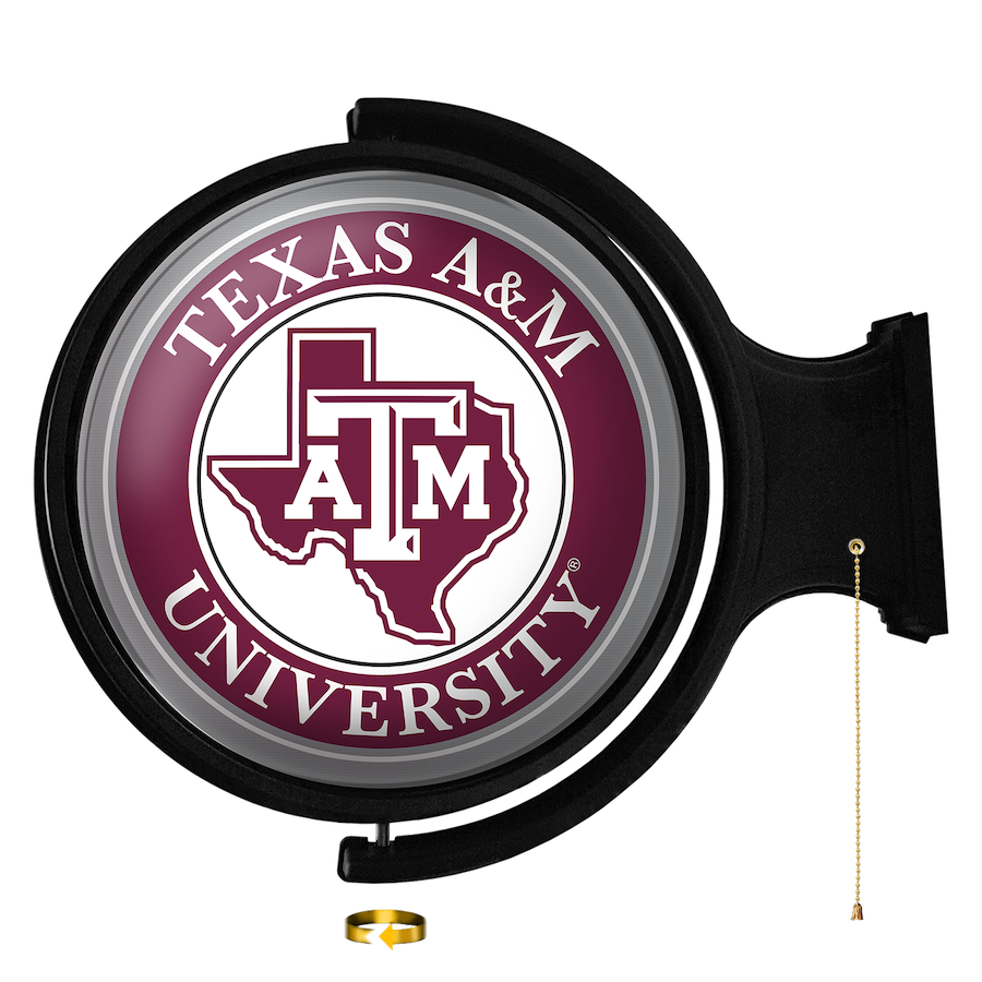 Texas A&M Aggies MASCOT LED Rotating Wall Sign