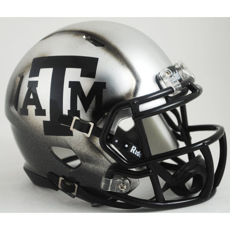 Texas A&M Aggies NCAA Mini SPEED Helmet by Riddell - ICE HYDRO