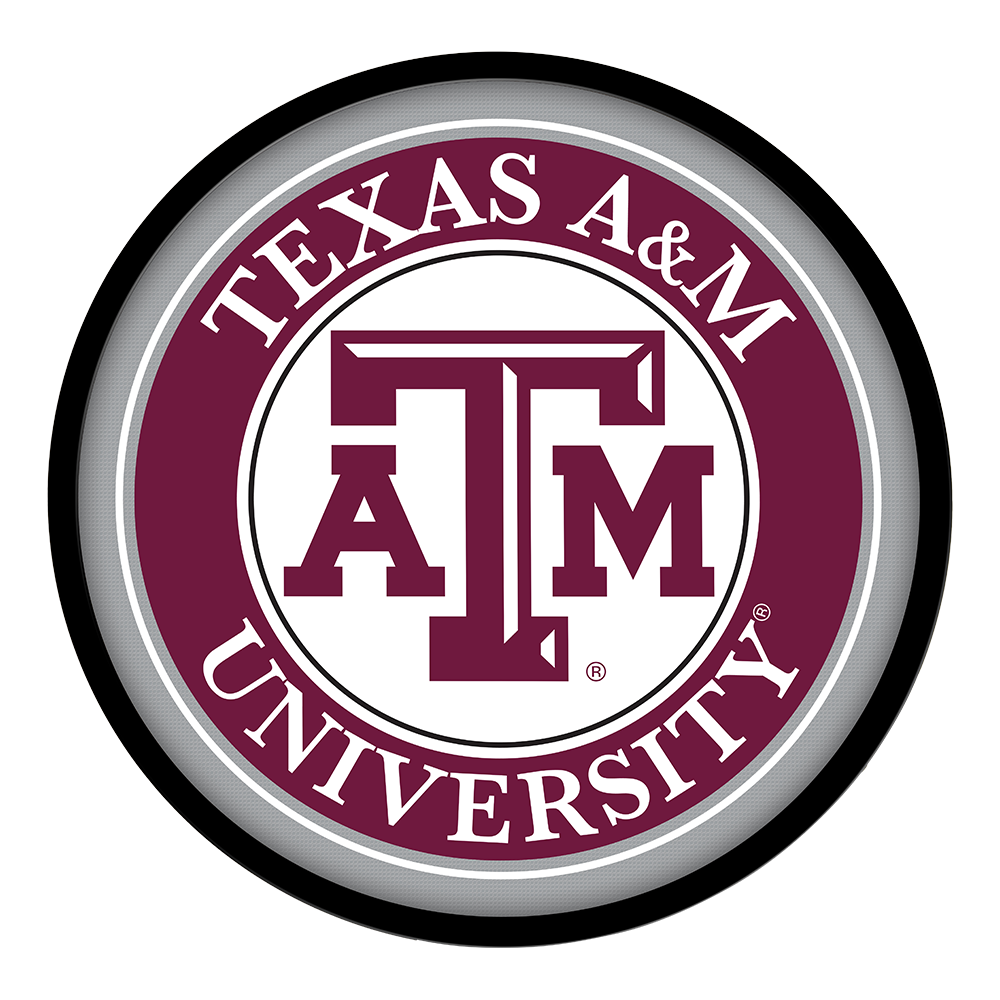 Texas A&M Aggies Modern Disc Wall Sign