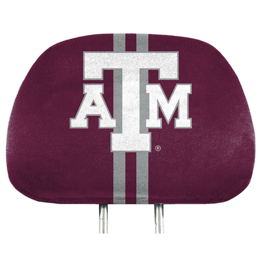 Texas A&M Aggies Printed Head Rest Covers