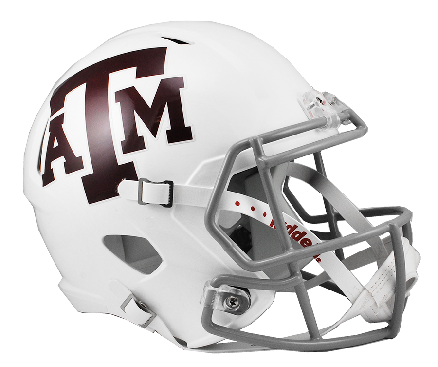 Texas A&M Aggies SPEED Replica Football Helmet - WHITE