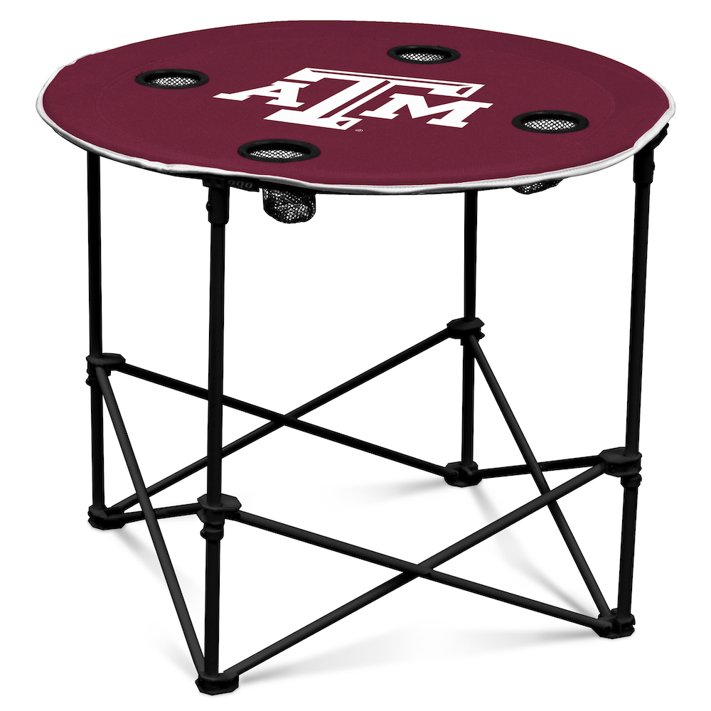 Texas A&M Aggies Round Tailgate Table