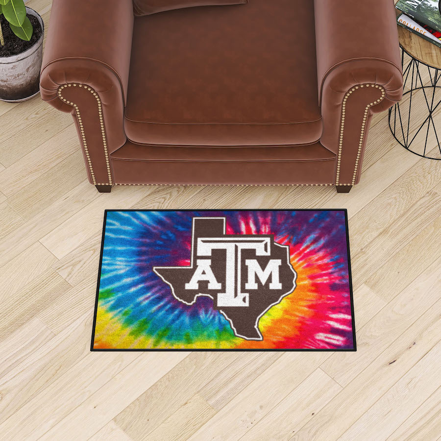 Texas A&M Aggies TIE-DIE 20 x 30 Starter Floor Mat