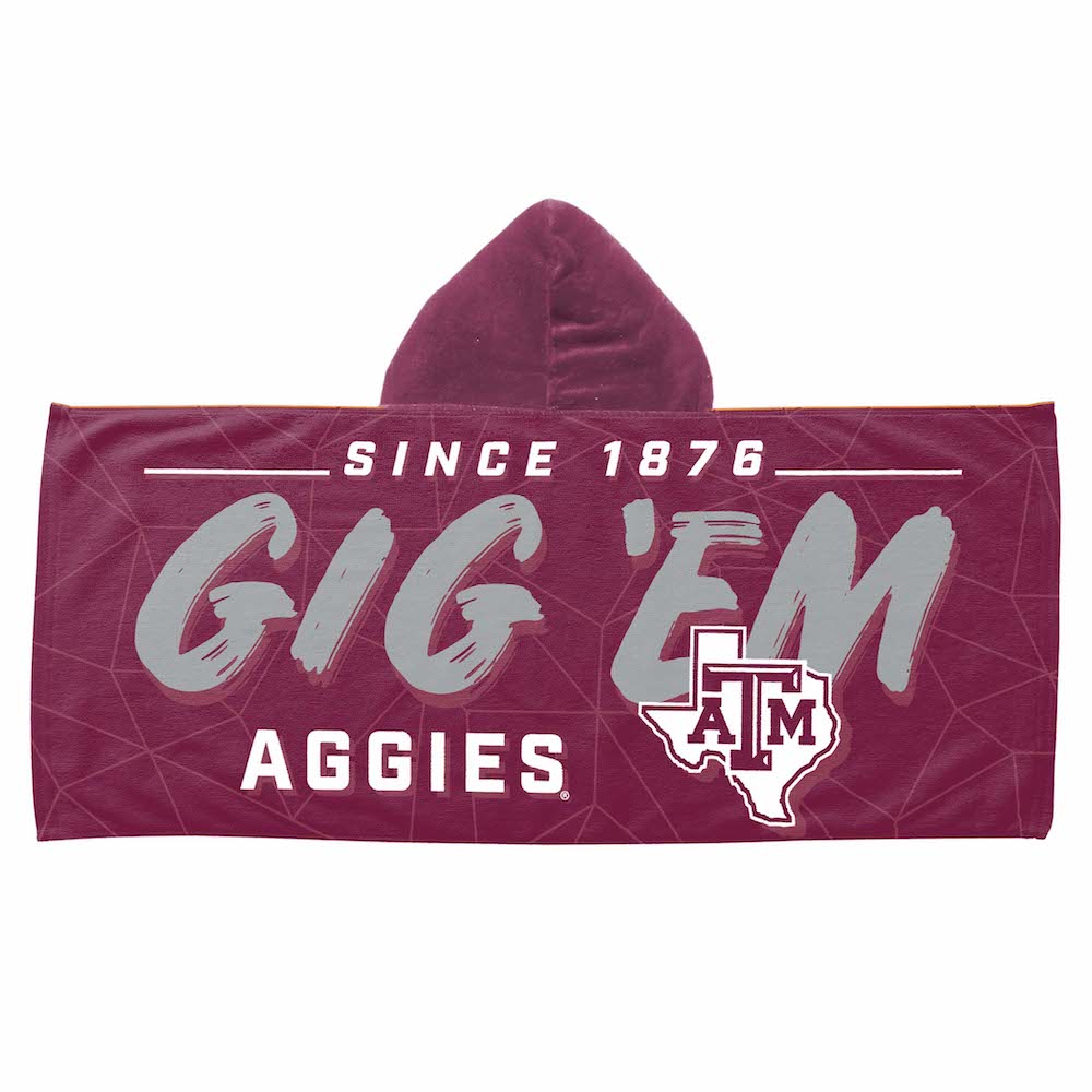 Texas A&M Aggies Youth Hooded Beach Towel