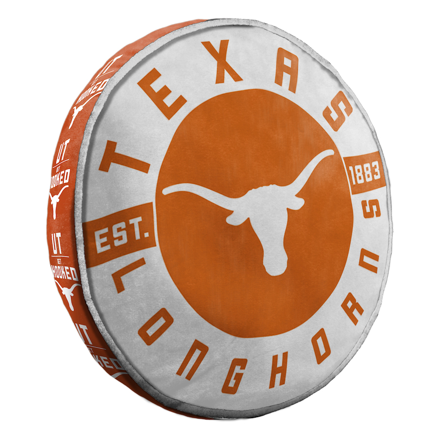 Texas Longhorns Travel Cloud Pillow - 15 inch