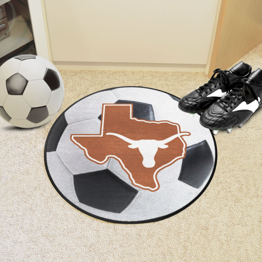 Texas Longhorns SOCCER BALL Mat - 2nd Logo