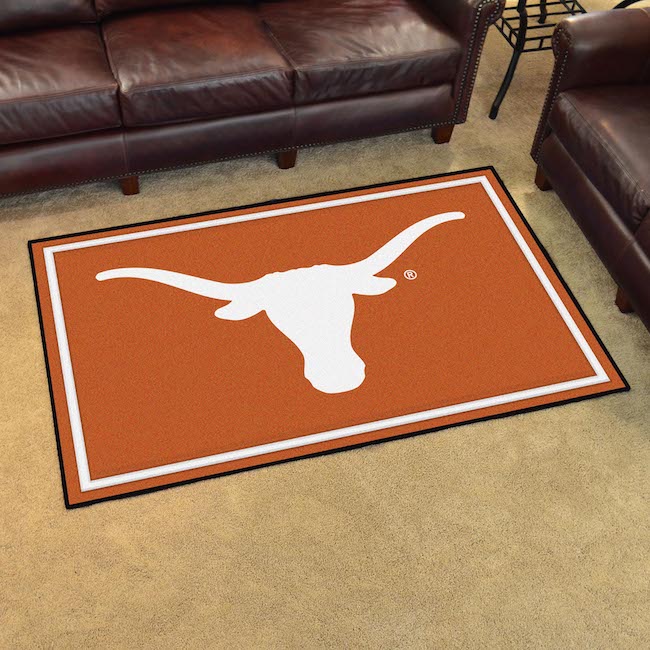 Texas Longhorns 4x6 Area Rug