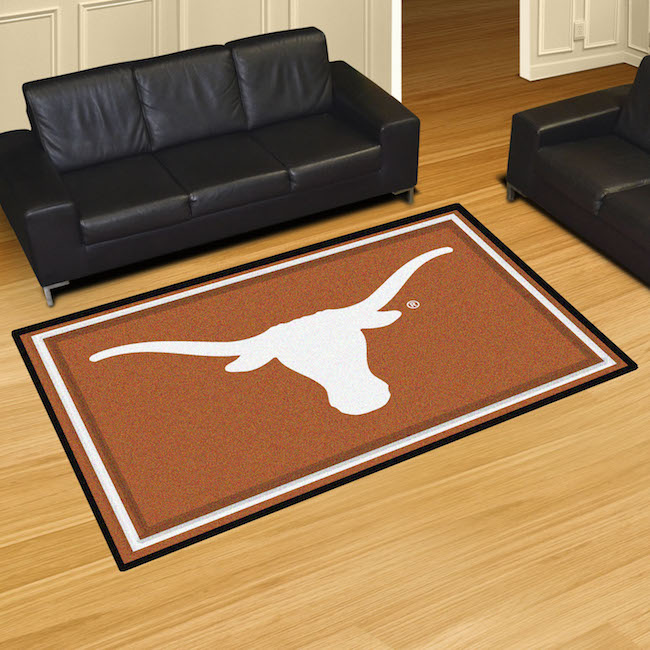 Texas Longhorns 5x8 Area Rug