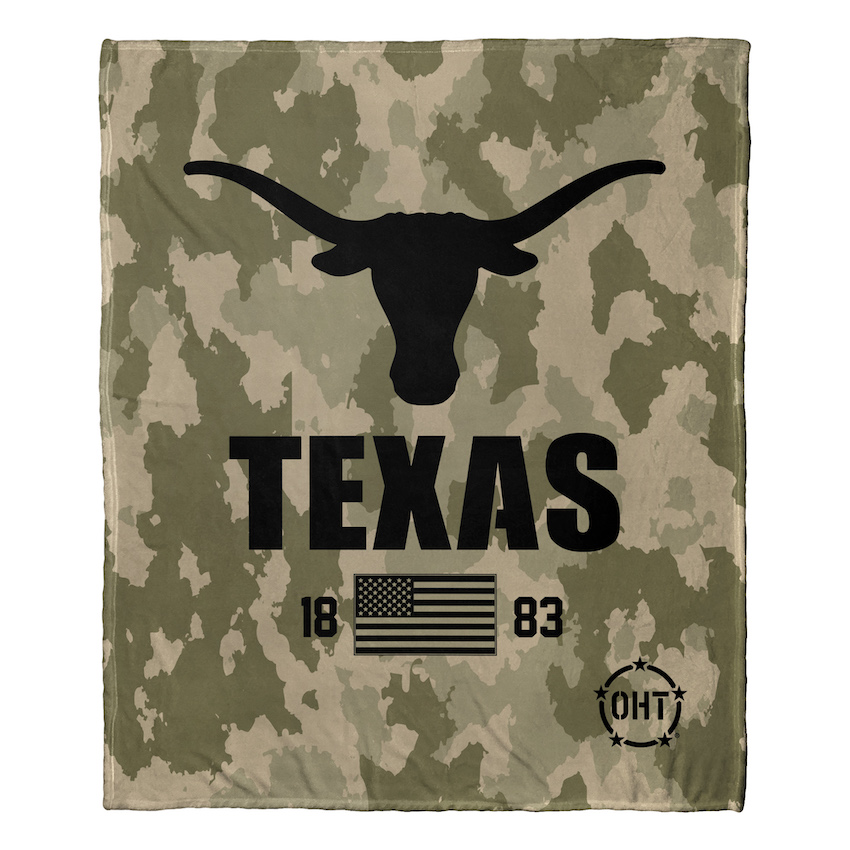 Texas Longhorns OHT Special OPS Silk Touch Throw Blanket