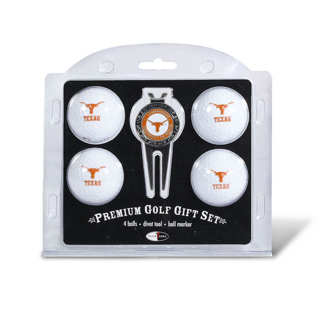 Texas Longhorns 4 Golf Ball and Divot Tool Set