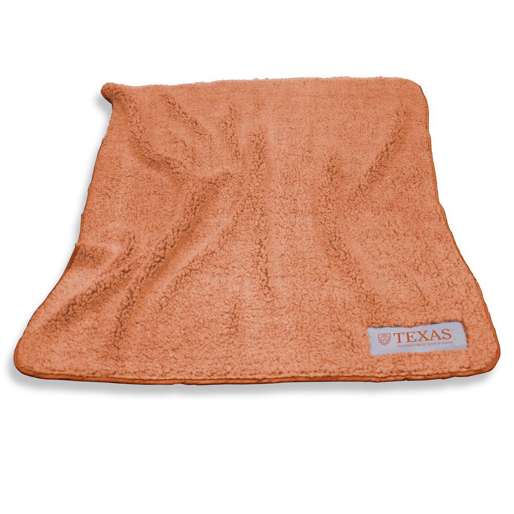 Texas Longhorns Color Frosty Throw Blanket