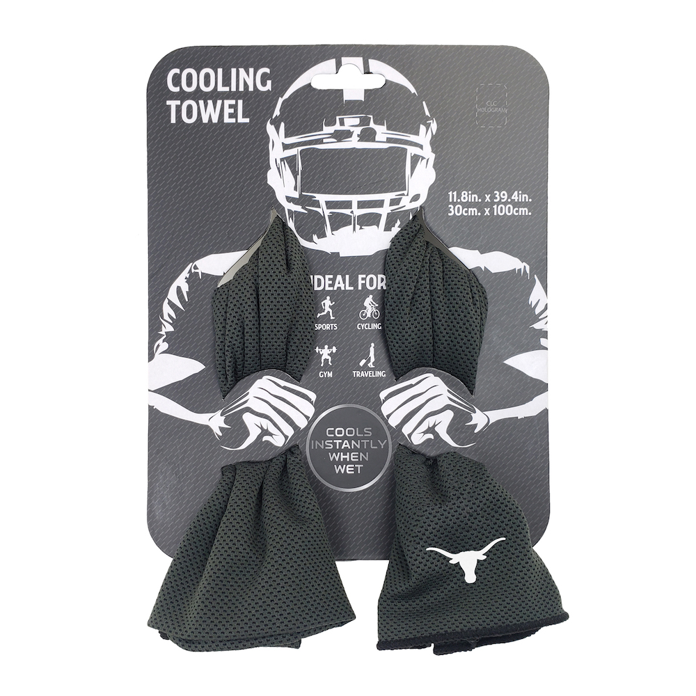 Texas Longhorns Cooling Towel 12x40