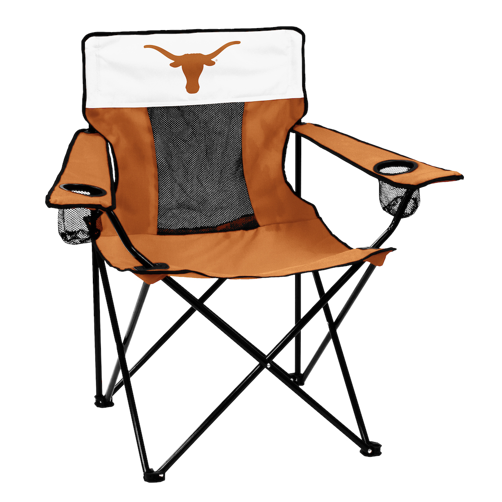 Texas Longhorns ELITE logo folding camp style chair