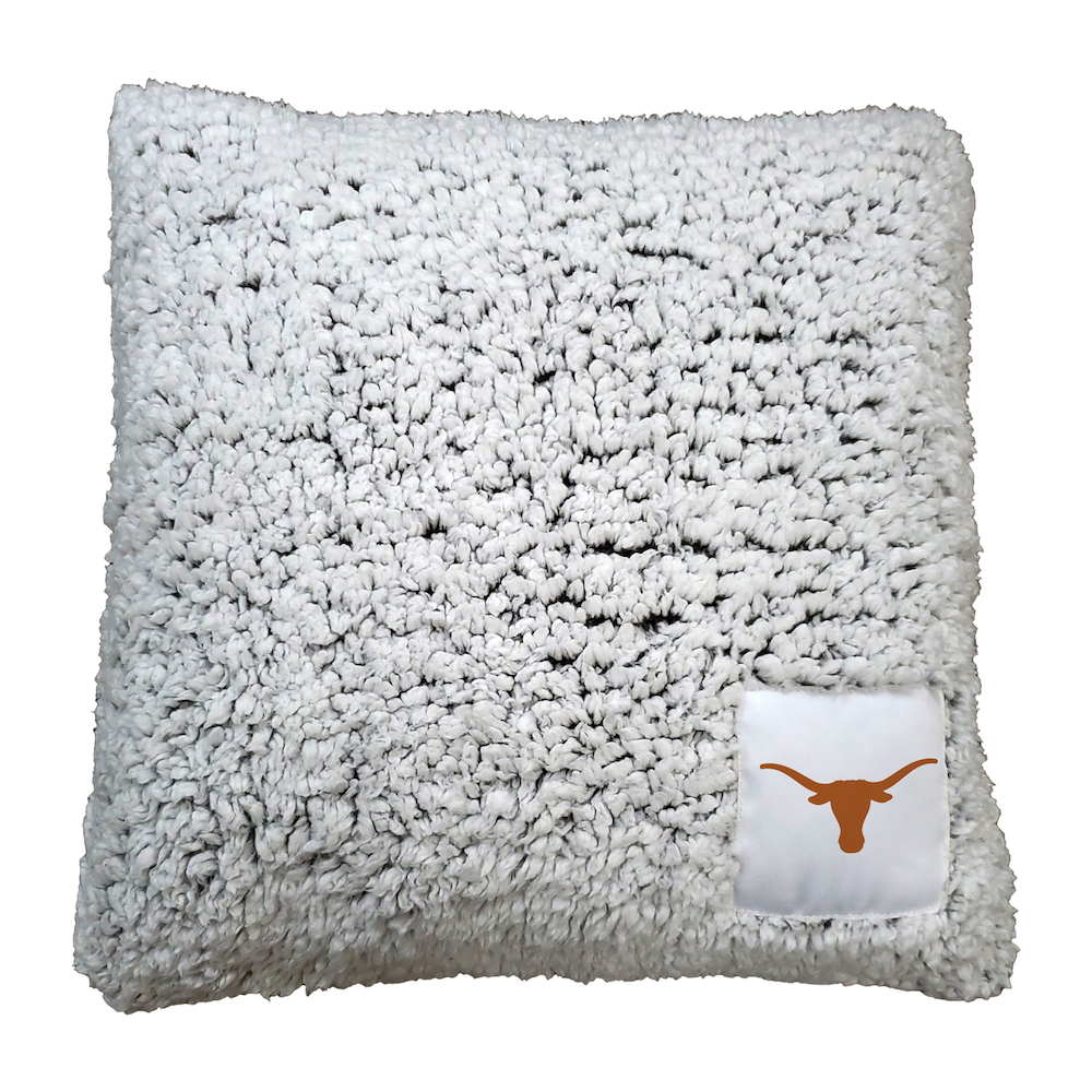 Texas Longhorns Frosty Throw Pillow