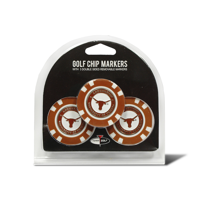 Texas Longhorns 3 Pack Golf Chips