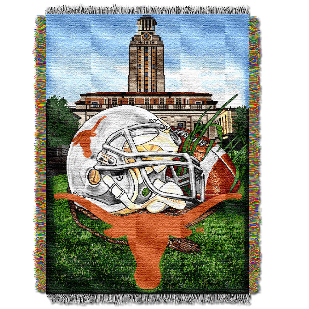 Texas Longhorns Home Field Advantage Series Tapestry Blanket 48 x 60