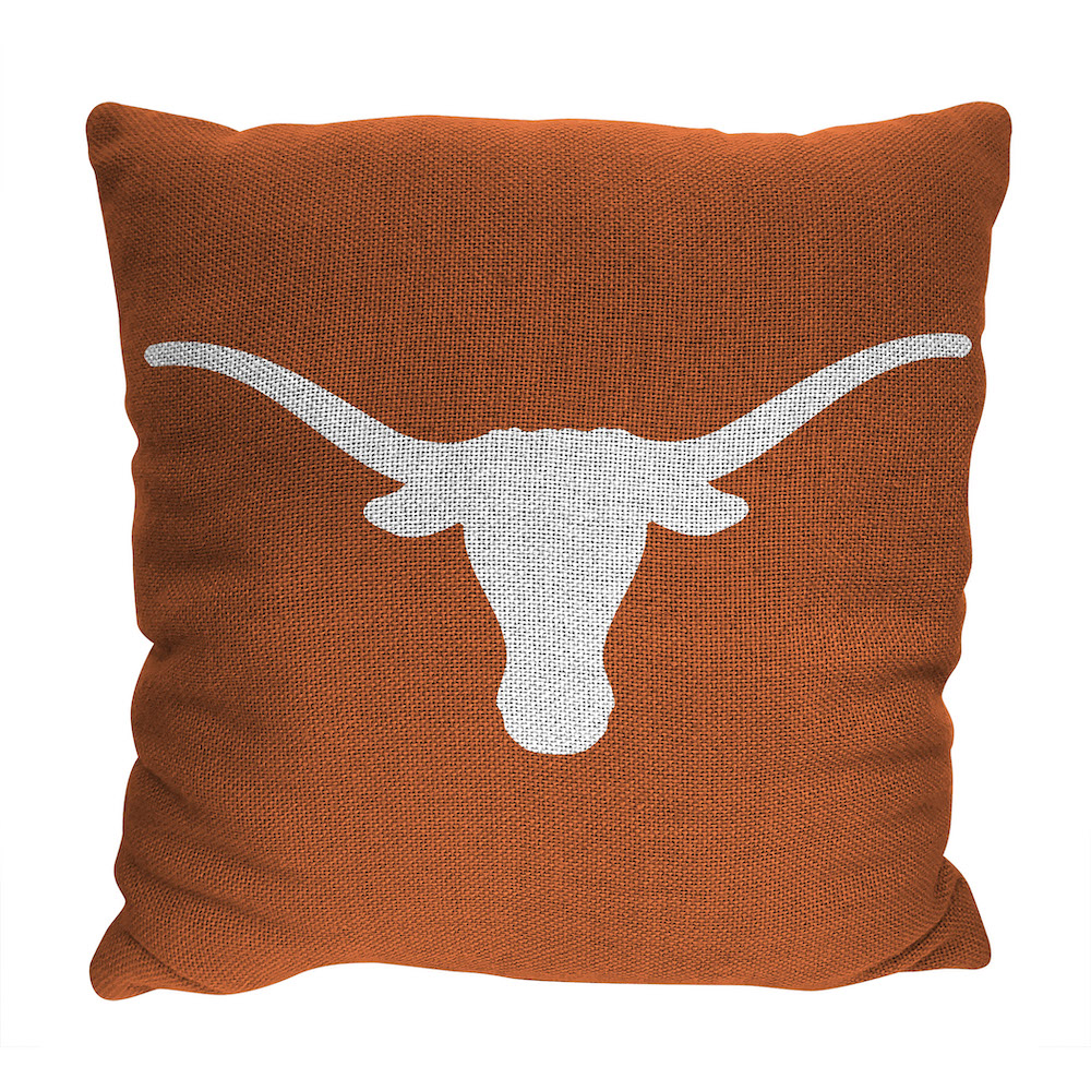 Texas Longhorns Double Sided INVERT Woven Pillow