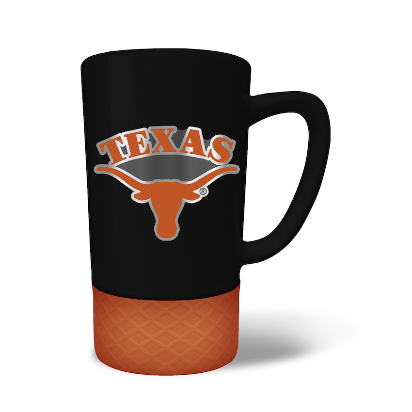 Texas Longhorns 18oz Coffee Tumbler with Silicone Grip