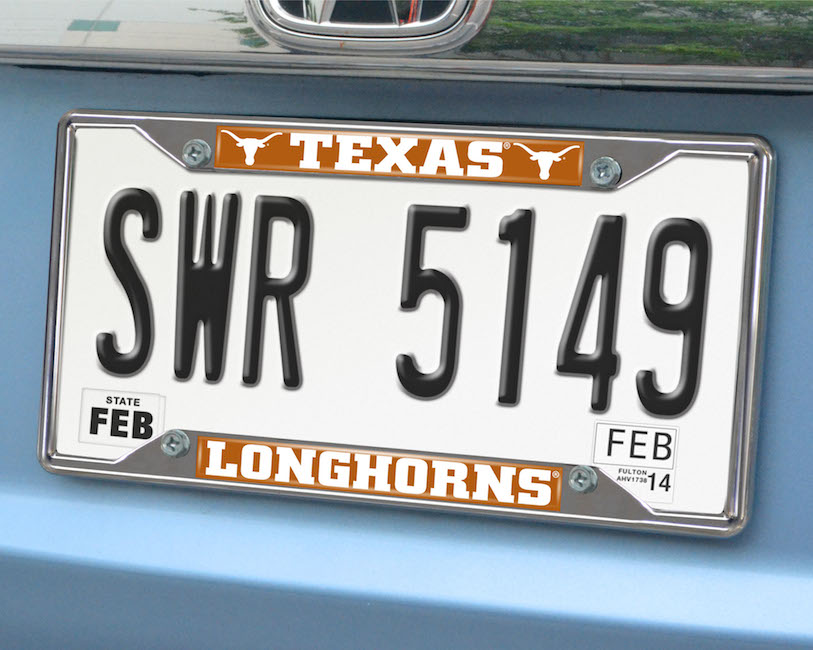 Texas Longhorns License Plate Frame