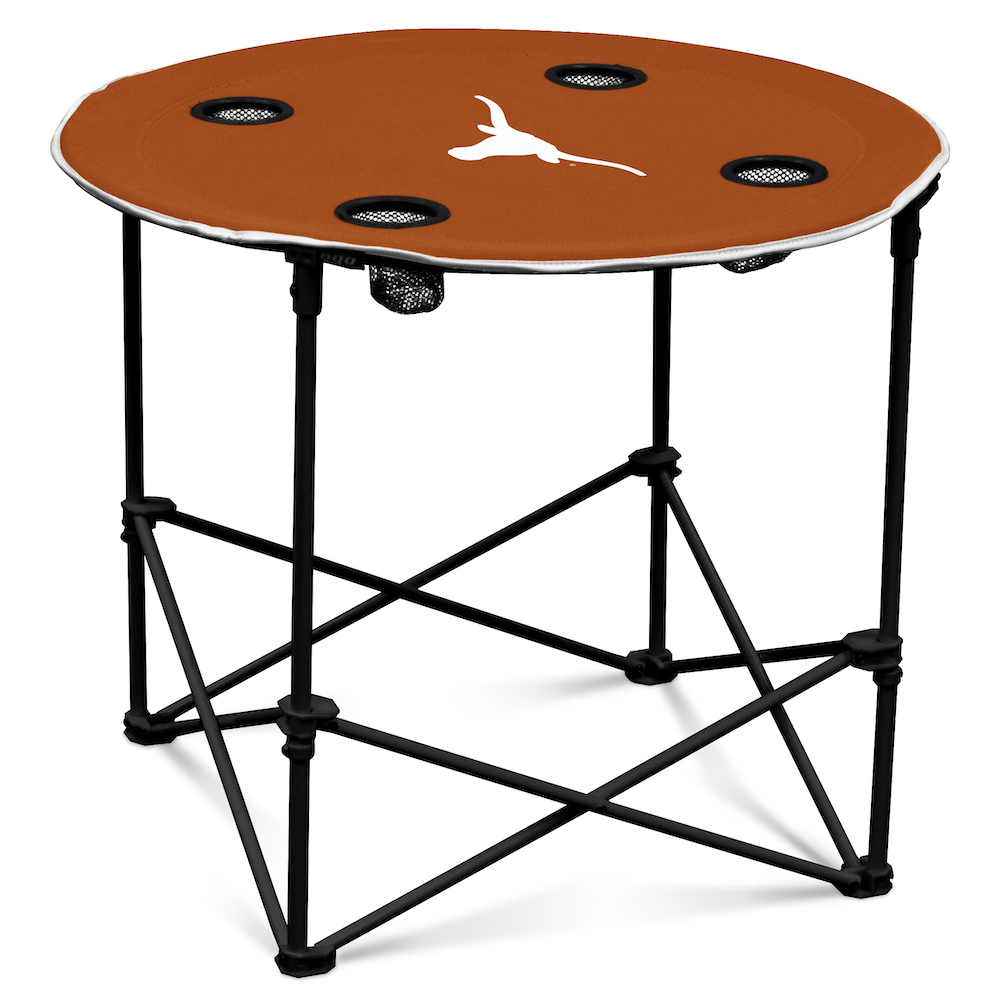Texas Longhorns Round Tailgate Table