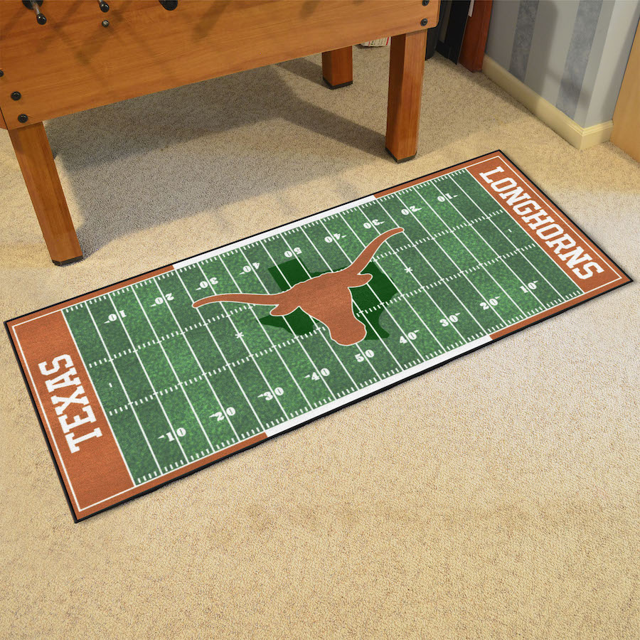 Texas Longhorns 30 x 72 Football Field Carpet Runner