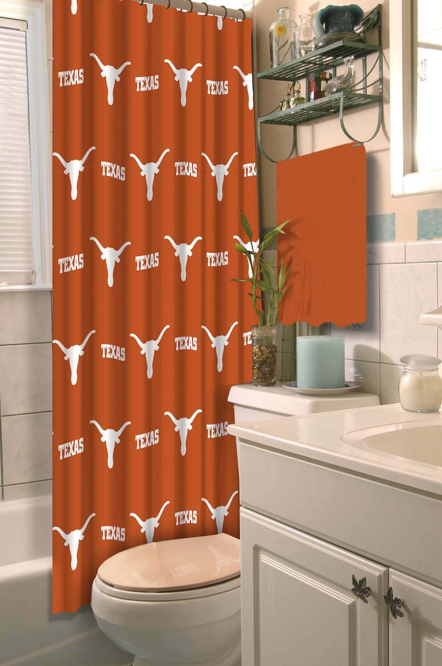 Texas Longhorns Shower Curtain