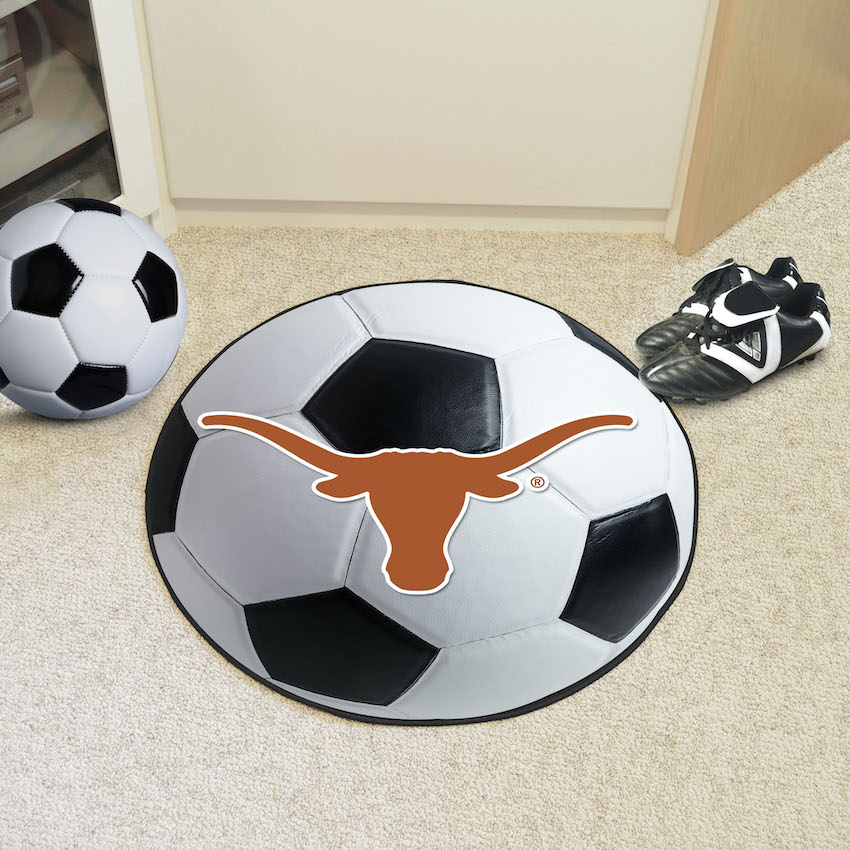 Texas Longhorns SOCCER BALL Mat