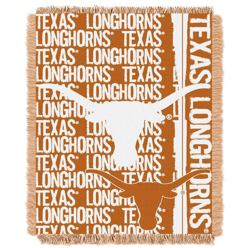 Texas Longhorns Double Play Tapestry Blanket 48 x 60