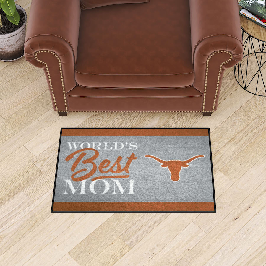 Texas Longhorns 20 x 30 WORLDS BEST MOM Floor Mat