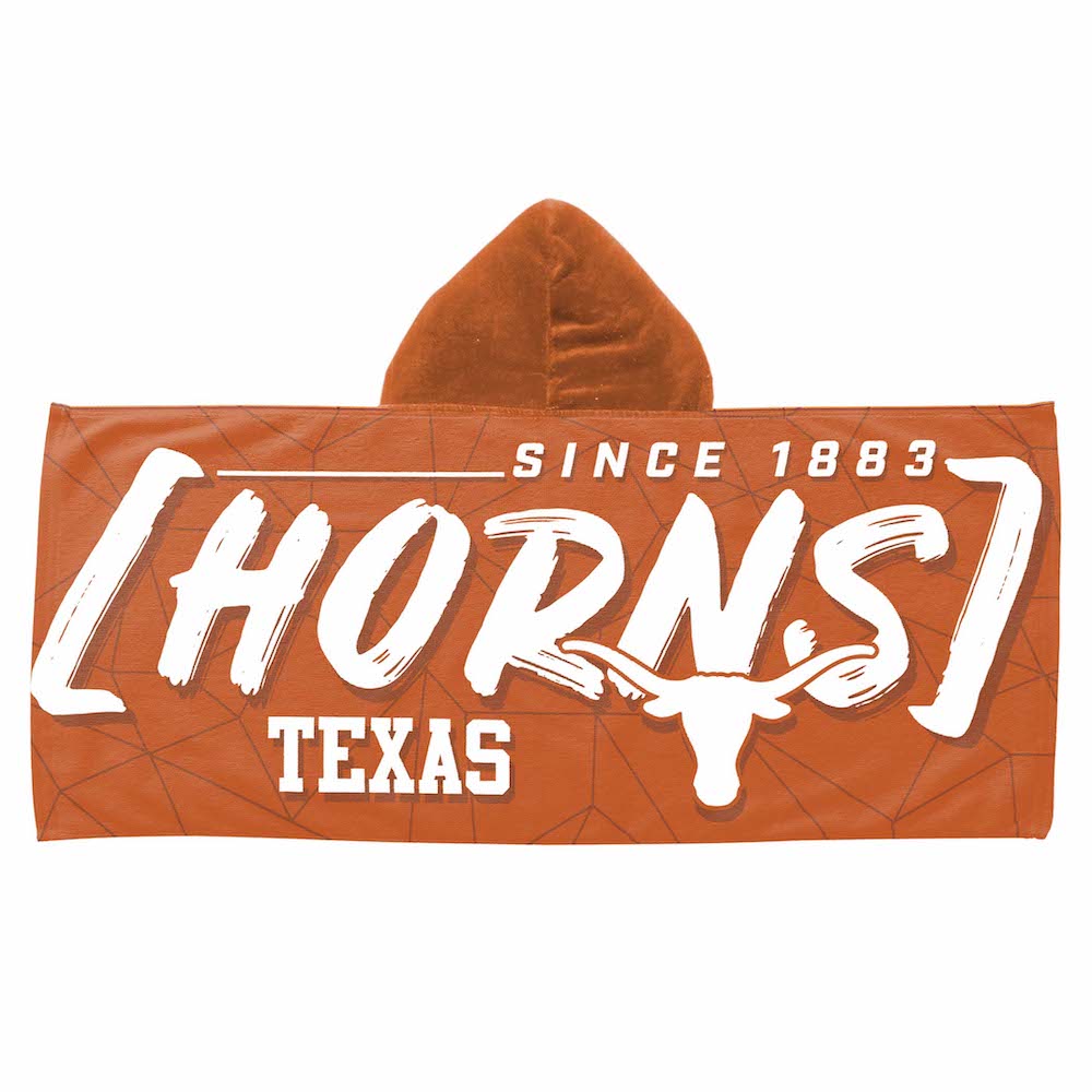 Texas Longhorns Youth Hooded Beach Towel