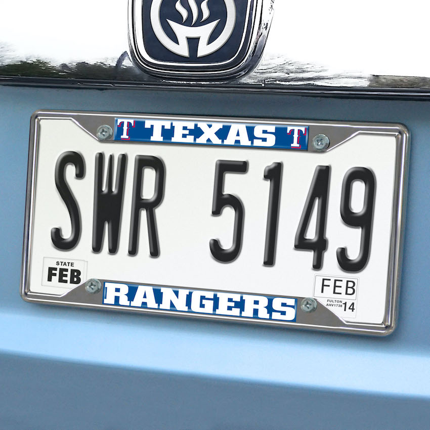 Texas Rangers License Plate Frame
