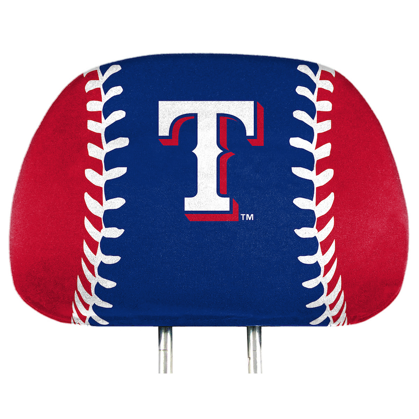 Texas Rangers Printed Head Rest Covers