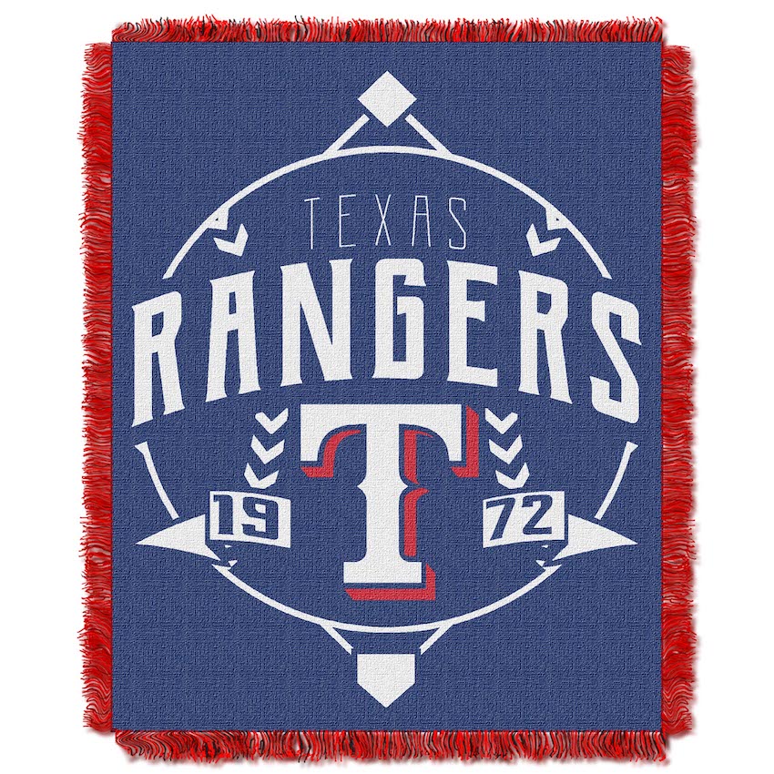 Texas Rangers MLB Double Play Tapestry Blanket 48 x 60