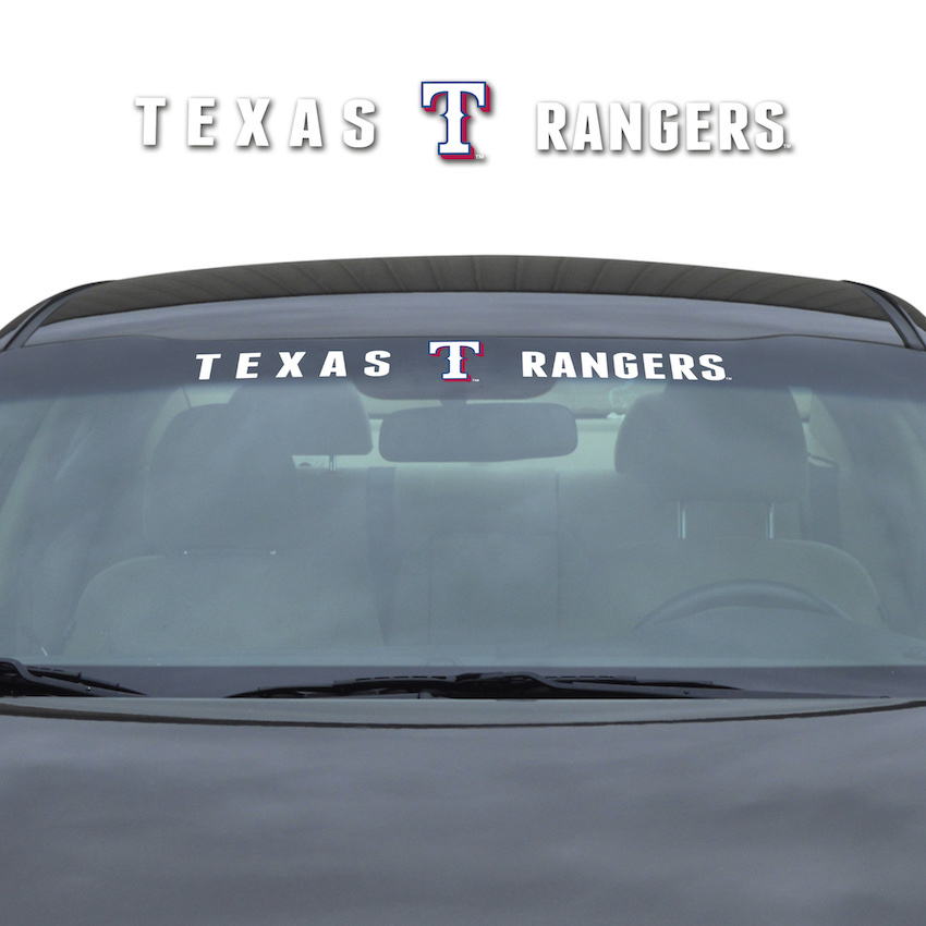 Texas Rangers Windshield Decal