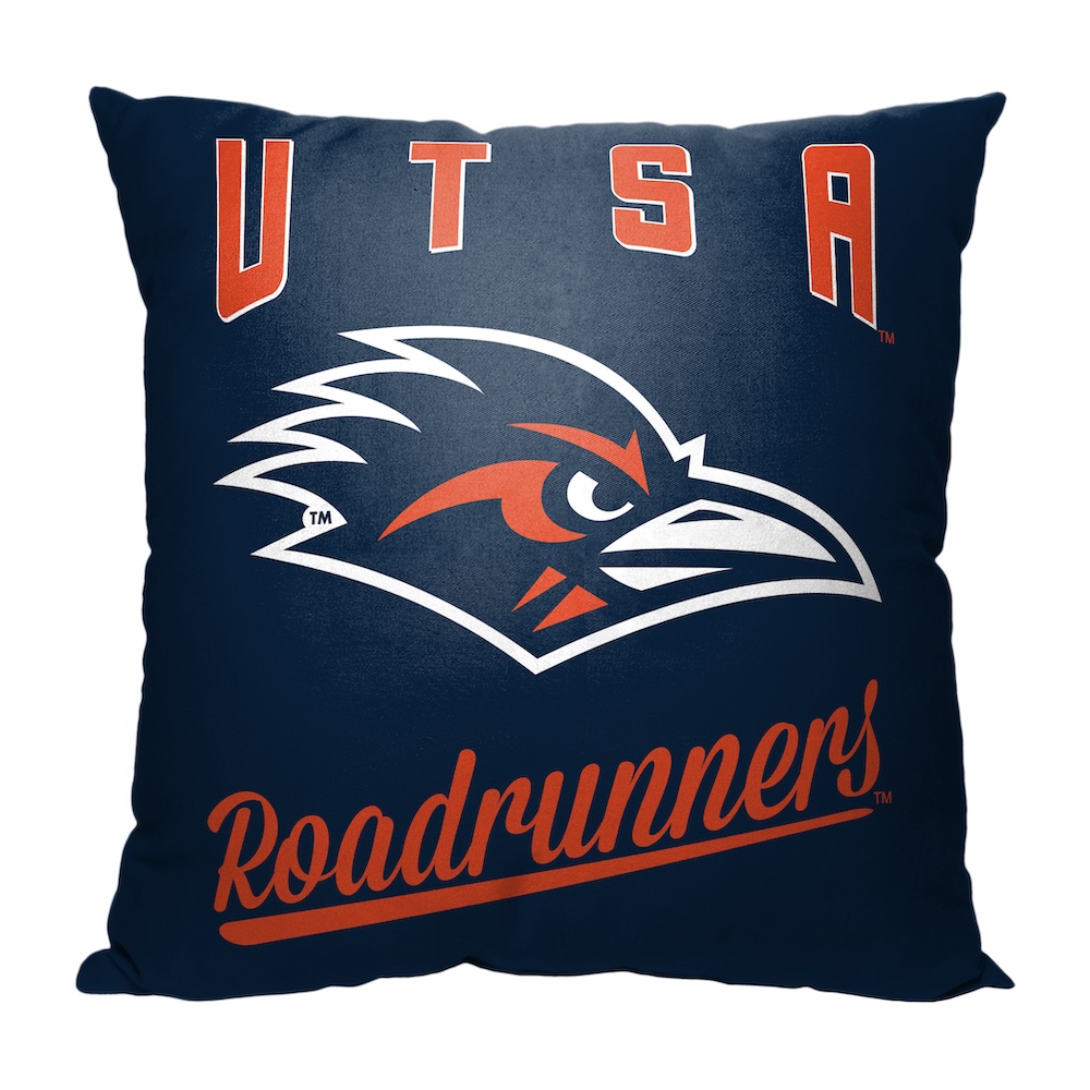 Texas San Antonio Road Runners ALUMNI Decorative Throw Pillow 18 x 18 inch