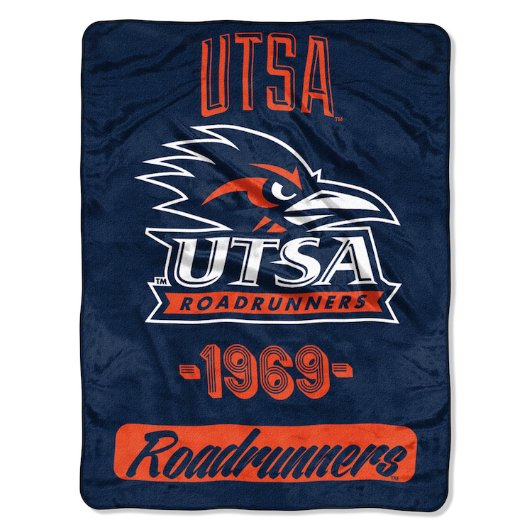 Texas San Antonio Road Runners Micro Raschel 50 x 60 Team Blanket