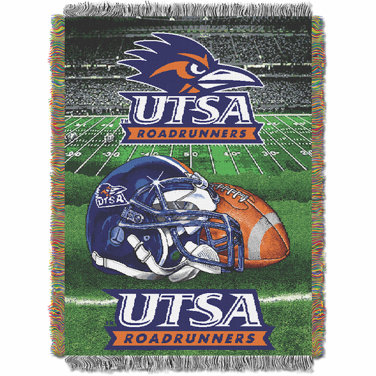 Texas San Antonio Road Runners Home Field Advantage Series Tapestry Blanket 48 x 60