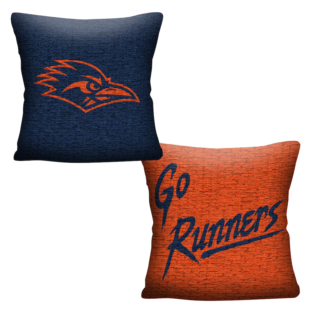 Texas San Antonio Road Runners Double Sided INVERT Woven Pillow