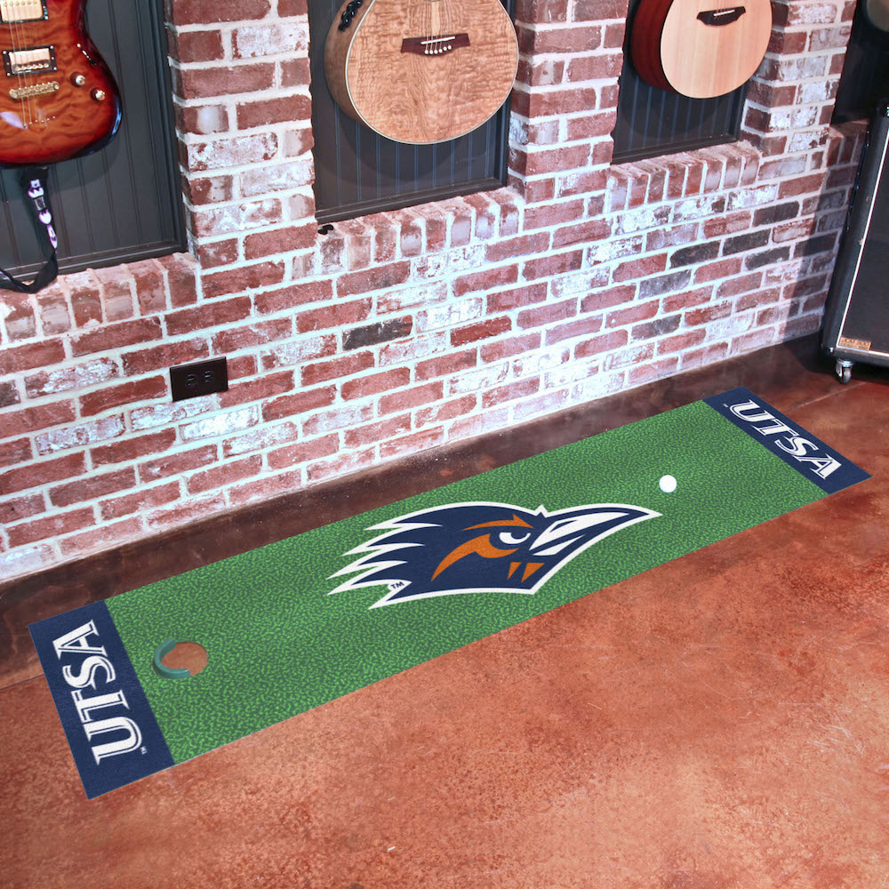 Texas San Antonio Road Runners Putting Green Mat 18 x 72