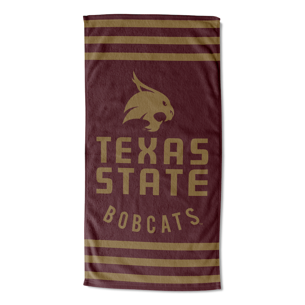 Texas State Bobcats Beach Towel