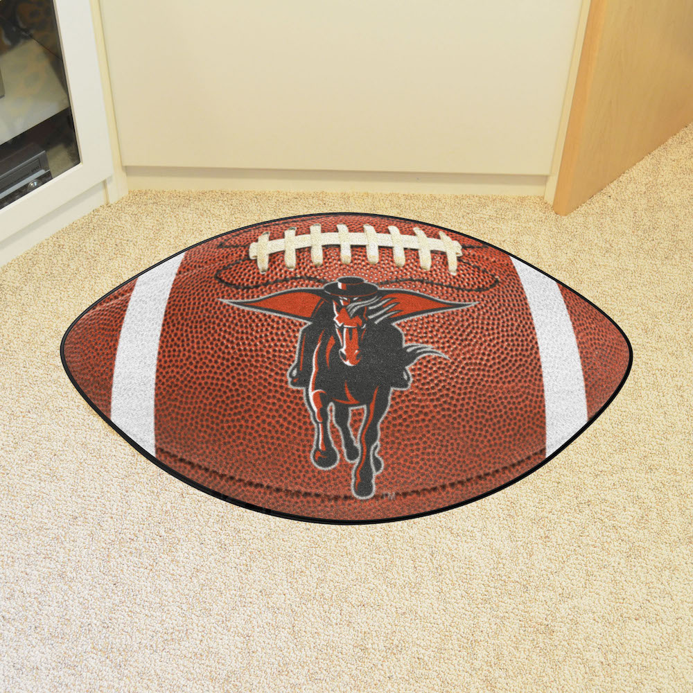 Texas Tech Red Raiders FOOTBALL Mat - 2nd Logo