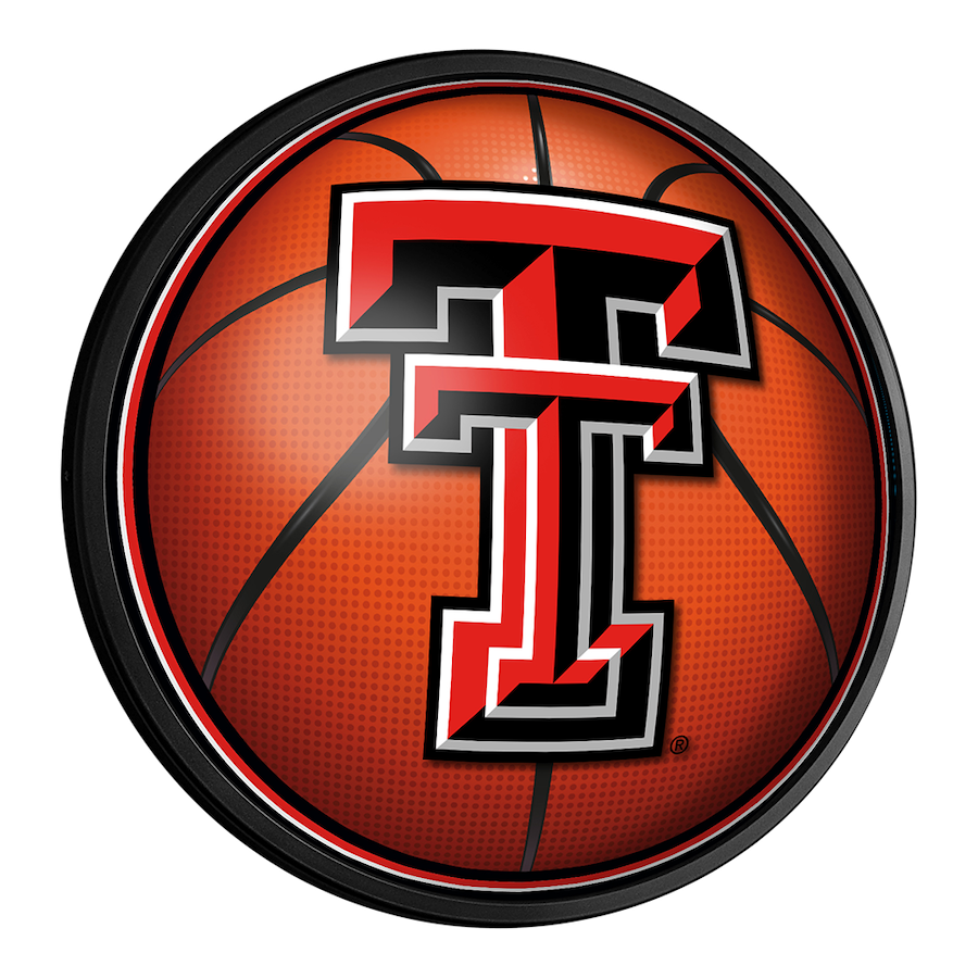 Texas Tech Red Raiders Slimline LED Wall Sign ~ BASKETBALL